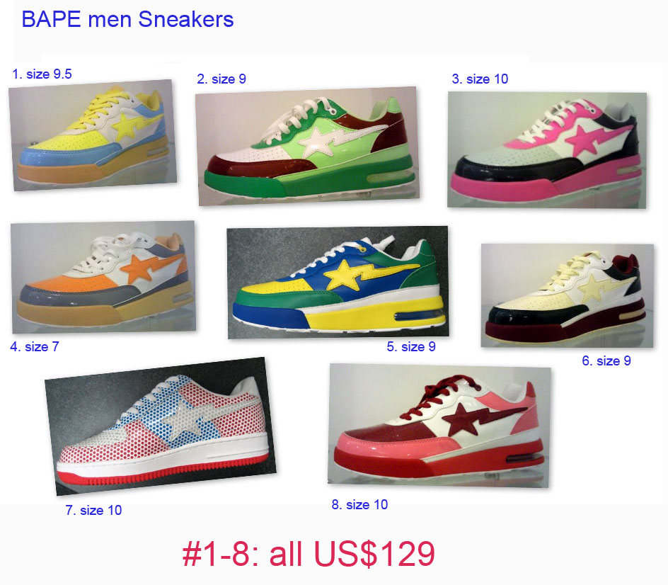 bape sneakers men